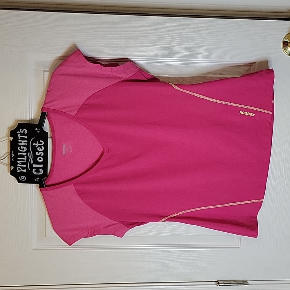Reebok Hot Pink Athletic Top Large